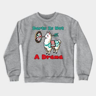 Darts llama Crewneck Sweatshirt